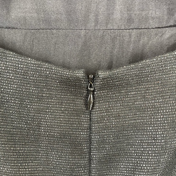 3.1 Phillip Lim Black Cut Out Back Ruffle Hem Shimmer Mini Dress | LBD | Size 4 - Picture 6 of 10